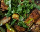 A picture of step 3 of Tawa Fry Aalu Baingan (potato Bringal).