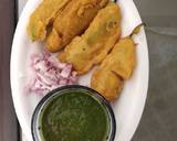 Mirch pakoda recipe step 8 photo