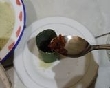 Foto langkah ke 6 dari resep Kue Putu Bambu Daun Kelor (Cetakan Daun Pisang).