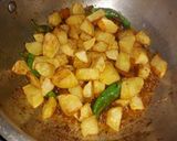 A picture of step 9 of Allu Karahi.