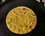 A picture of step 3 of Jowar Sorghum Wheat Flour Methi Thepla.