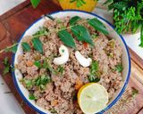 रागी रवा उपमा(finger millet upma recipe in Hindi) रेसिपी चरण 4 फोटो