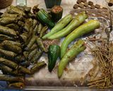 A picture of step 2 of Stuffed Grape Leaves with Country-Style Rooster.