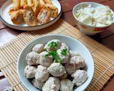 Foto langkah ke 10 dari resep Pentol Bakso Tanpa Tepung (1 adonan untuk 4 varian).