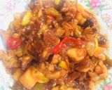 Foto langkah ke 4 dari resep Sotong saos padang.