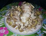รูปขั้นตอนการทำที่ 2 ของ ทอดมันปลีกล้วยหมูสับ