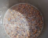 A picture of step 1 of Whole Toor rasavali sabji.