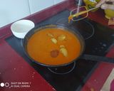 A picture of step 3 of Gachas Manchegas.