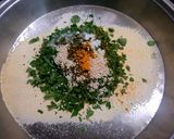 A picture of step 1 of Methi Muthiya.