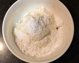 A picture of step 3 of Rose Shrikhand in motichur tart.