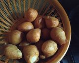 A picture of step 5 of Puff puff with milk # I'm active.