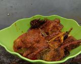Foto langkah ke 5 dari resep Nasi Kuning Ikan Tongkol masak habang.