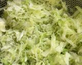 A picture of step 1 of Cabbage Fritters.