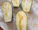 Une image de l'étape 1 de Aubergines farcis aux riz.