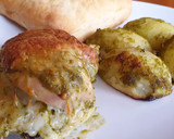 Foto del paso 3 de la receta: Pollo al pesto (principiantes)