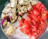 A picture of step 1 of Red Sauce With Eggplant.