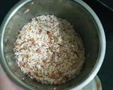 A picture of step 1 of Peanut poha patti.