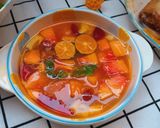 Hình bước làm 5 của món Bữa cơm healthy với nhiều trái cây