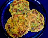 मेथी बेसन चीला(Methi besan ka cheela recipe in Hindi) रेसिपी चरण 5 फोटो