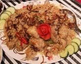 A picture of step 18 of Yakhni Pulao.