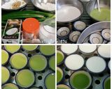 รูปขั้นตอนการทำที่ 1 ของ ขนมถ้วยใบเตย สูตรคุณนก