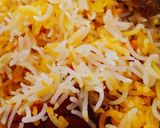 A picture of step 11 of Karachi Biryani.
