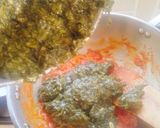 A picture of step 7 of Sarson ka saag 😋 (Punjabi style sarson ka saag) 😋😋.