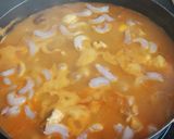 Foto del paso 7 de la receta: Cazuela de rape, gambas y almejas con patatas