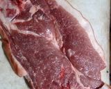 Foto del paso 1 de la receta: Bife de jamón con papas al horno al verdeo