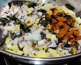 A picture of step 2 of Daliya upma (Broken wheat upma).