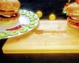 A picture of step 9 of Burger.