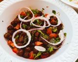 A picture of step 3 of Kaly chano ki chaat.