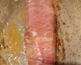 A picture of step 4 of Monkfish wrapped in parma ham.