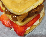 Foto del paso 6 de la receta: Corazones con dulce de leche, pastelera y fresas 🍓❤️