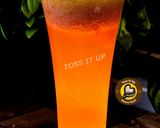 A picture of step 2 of Sunset Mocktail.