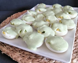 Foto del paso 8 de la receta: Huevos rellenos con mayonesa de espinacas