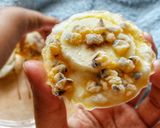 A picture of step 4 of Banana and Passion Fruit Frozen Yoghurt Cups.