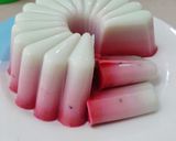 Foto langkah ke 3 dari resep Puding ombre buah naga.
