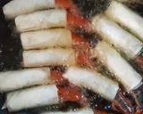 Gambar langkah 8 resipi Udang Bungkus Thai.