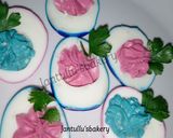 A picture of step 8 of Colourful deviled egg.