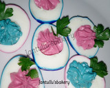 A picture of step 8 of Colourful deviled egg.