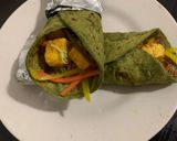 A picture of step 8 of Palak Paneer Frankie.