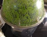 A picture of step 2 of Palak Roti.