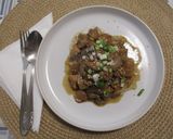 Japán ihletésű Teriyaki 🍗 csirkecomb 🍄 gombával és 🧅 vöröshagymával recept fázis 8 fotója