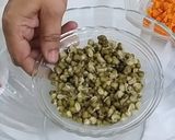 A picture of step 1 of Sprouted Moong salad.