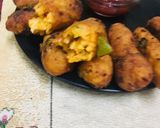 A picture of step 6 of Maggi noodles kabab.