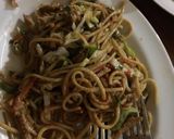 A picture of step 3 of Chicken chowmin.