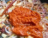 Gambar langkah 3 resipi Kari Ayam Keropeh.