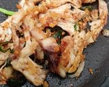 Foto langkah ke 2 dari resep Salad Bayam dengan ayam Suwir.