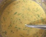 A picture of step 2 of Patra (Arbi ke Patton ki sabzi).